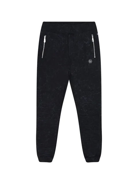 Черные спортивные брюки с карманами Philipp Plein детские