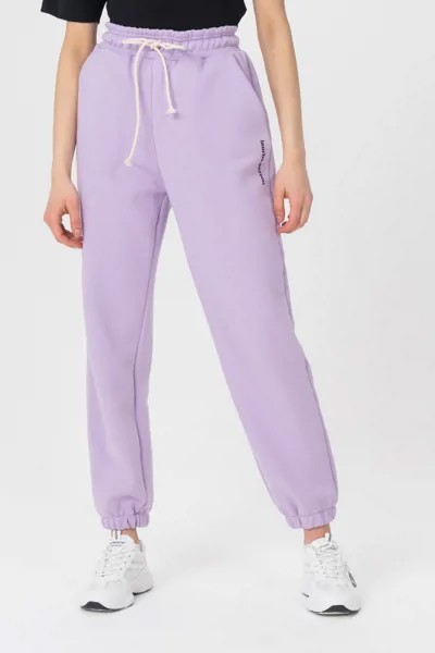 Спортивные брюки женские LA URBA PERSON LVD-022 фиолетовые 46-48 RU