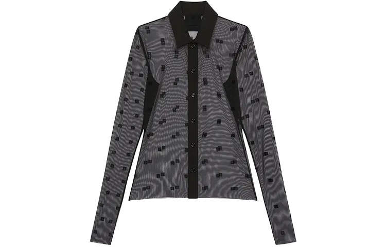 Рубашка женская черная Givenchy