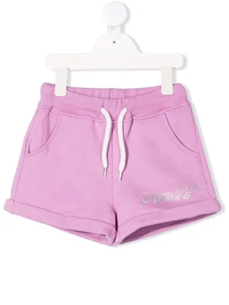 Pinko Kids спортивные шорты с логотипом
