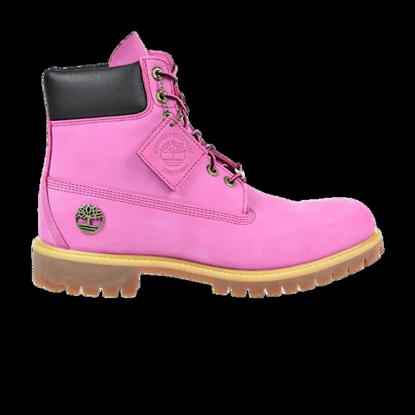 6-дюймовые водонепроницаемые ботинки премиум-класса Junior Timberland, розовый