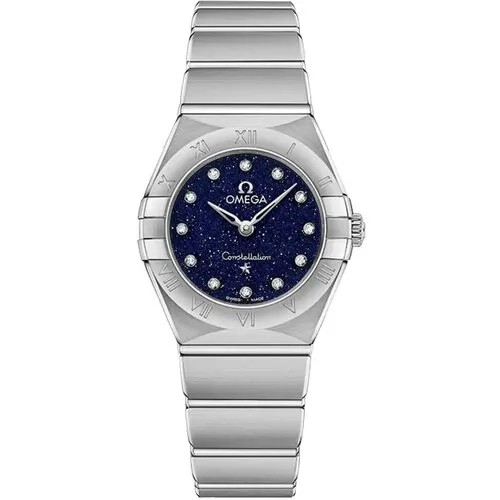 Наручные часы OMEGA Наручные часы Omega 131.10.25.60.53.001, синий, серебряный