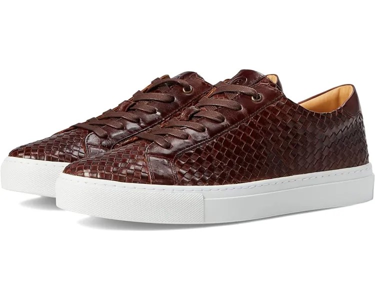 Кроссовки GREATS Royale Woven, цвет Dark Brown Woven Leather