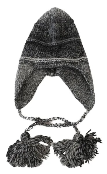 Шапка DOLCE - GABBANA Теплая флисовая шапка-ушанка Вязаная шапка-бини Капелло, один размер 180 долларов США