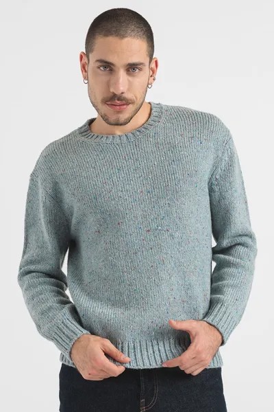 Шерстяной свитер свободного кроя Gap, синий