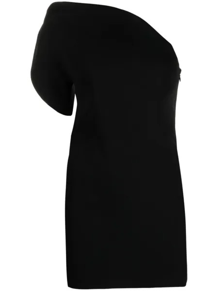Roland Mouret платье мини на одно плечо, черный