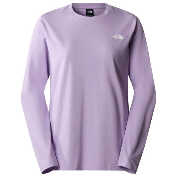 Лонгслив The North Face Women's L/S Simple Dome Tee, цвет Lite Lilac