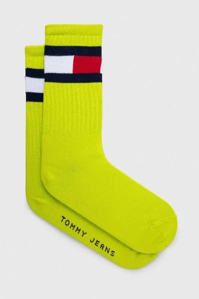 Носки Томми Джинс Tommy Jeans, желтый