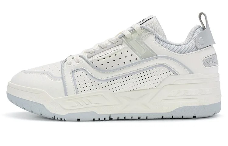 Кроссовки XTEP Lifestyle Shoes Women's Low-top Sail White/moonshine Gray, белый/серый