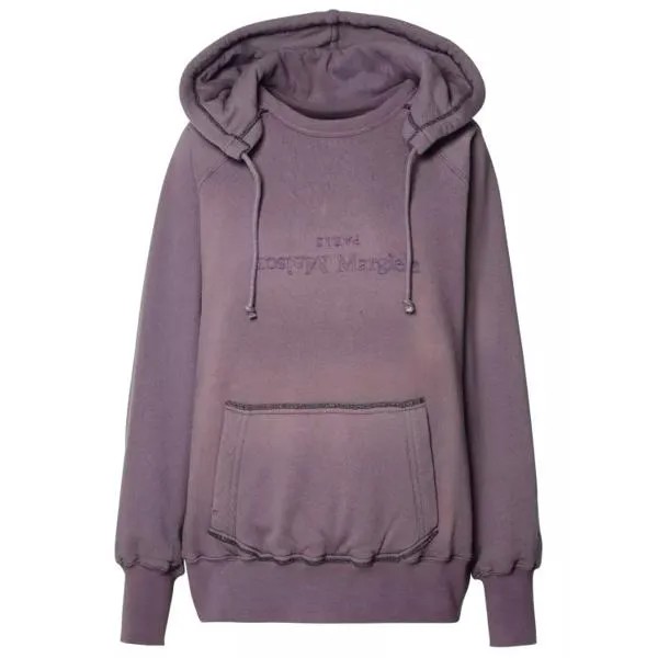 Футболка purple cotton sweatshirt purple Maison Margiela, фиолетовый