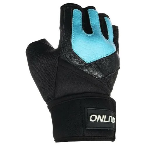 ONLITOP Перчатки спортивные, размер универсальный, цвет голубой