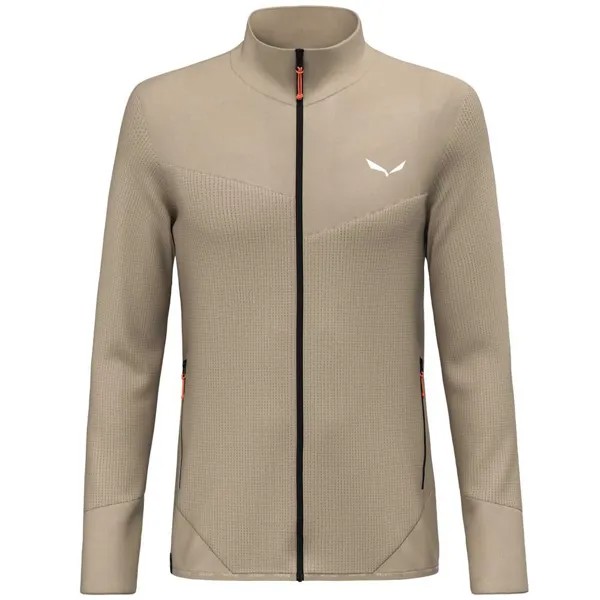 Спортивная куртка Salewa Puez Waffle HYB Pl softshell, бежевый