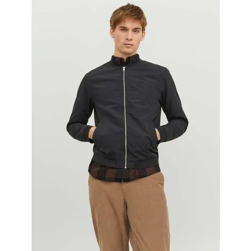 Бомбер Jack & Jones, размер S, черный