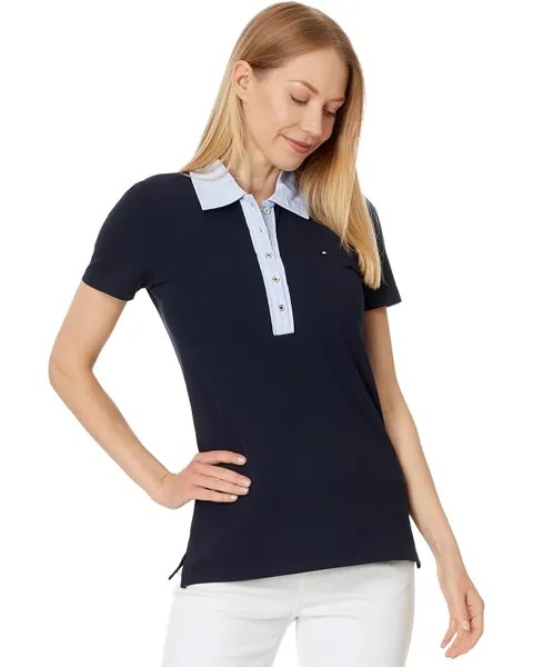 Поло Tommy Hilfiger Cornell Trim, цвет Sky Captain