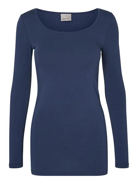 Лонгслив Vero Moda, темно-синий