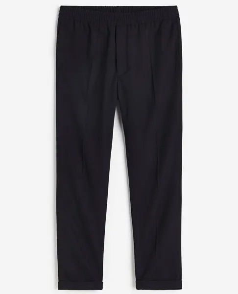 Джоггеры H&M Slim Fit Dressy, темно-синий