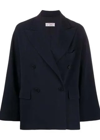 Alberto Biani приталенное двубортное пальто