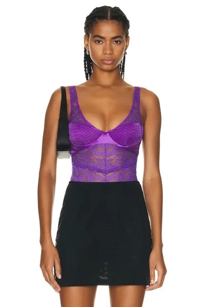 Боди Versace Lace, цвет Bright Dark Orchid