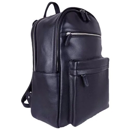 Мужской деловой кожаный рюкзак Taurus S-21-02