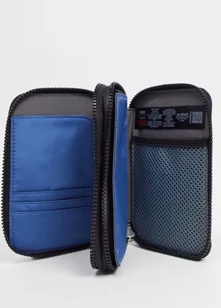 Голубая нейлоновая сумка для гаджетов ASOS DESIGN-Голубой