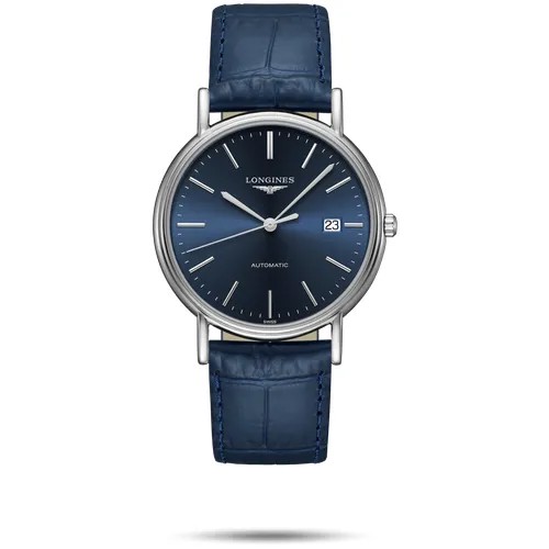 Наручные часы LONGINES, серебряный, синий