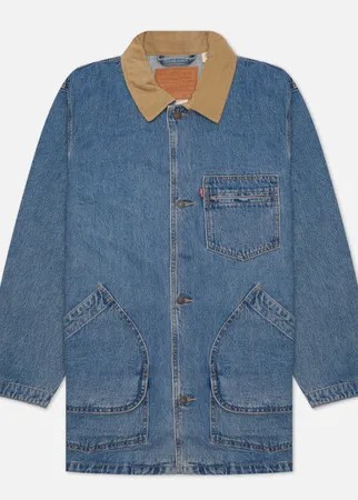 Мужское пальто Levi's Brisbane Chore, цвет голубой, размер M