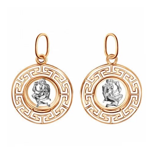 Подвеска GOLD CENTER, красное золото, 585 проба