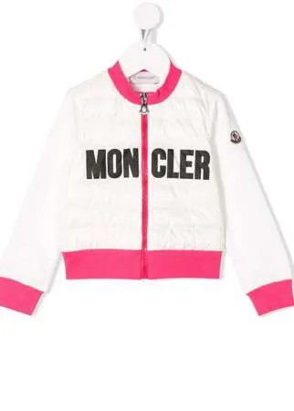 Moncler Enfant пуховик с логотипом