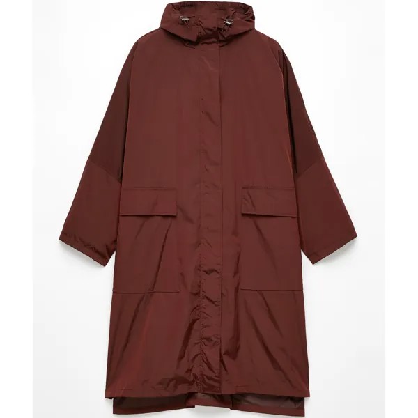 Куртка Oysho Lightweight 5k Water-Resistant, темно-красный
