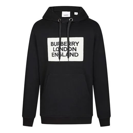 Толстовка Men's Burberry Box Logo Black, черный