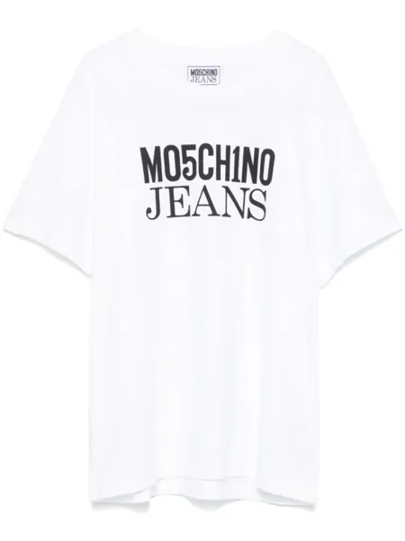 MOSCHINO JEANS футболка с логотипом, белый