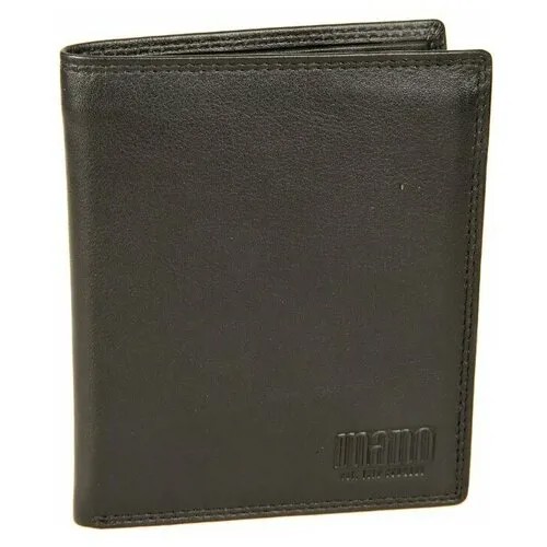 Портмоне раскладывающееся пополам Mano 19018 sutura black