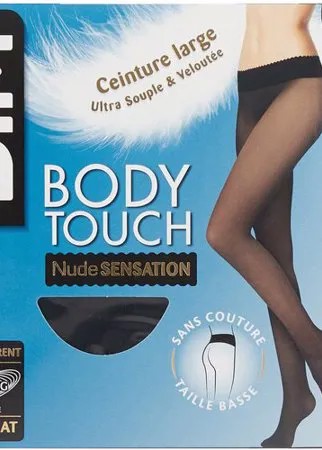 Колготки DIM Body Touch Nude Sensation Transparent, 20 den, размер 2, noir (черный)