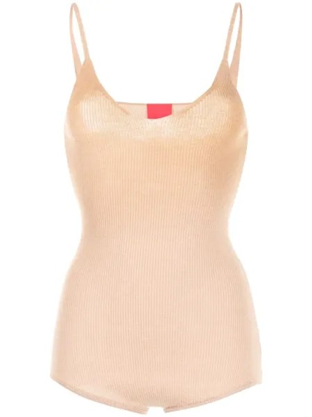 Кашемировое боди Joni Cashmere In Love, коричневый