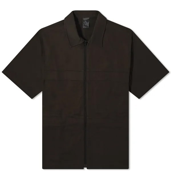 Рубашка Gr10K 2 Way Zip Drill Shirt, цвет Soil Brown