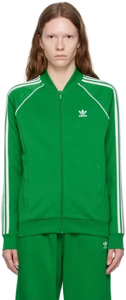 Зеленая спортивная куртка adidas Originals Adicolor Classics