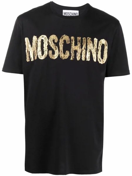Moschino футболка с логотипом