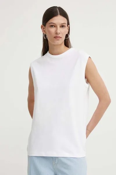 Хлопковый топ Pedro Heavy Jersey Day Birger et Mikkelsen, белый