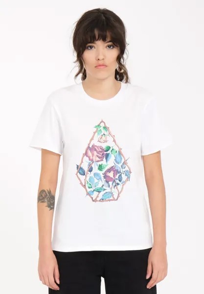 Футболка с принтом RADICAL DAZE Volcom, цвет white