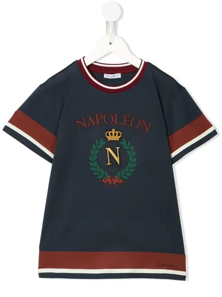 Dolce & Gabbana Kids футболка с принтом Napoleon