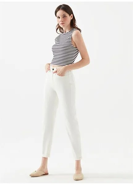 Женские джинсовые брюки STAR OFF WHITE Mom Fit 101077-31868 Mavi