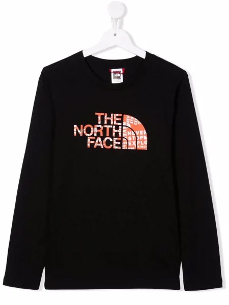 The North Face Kids футболка с логотипом