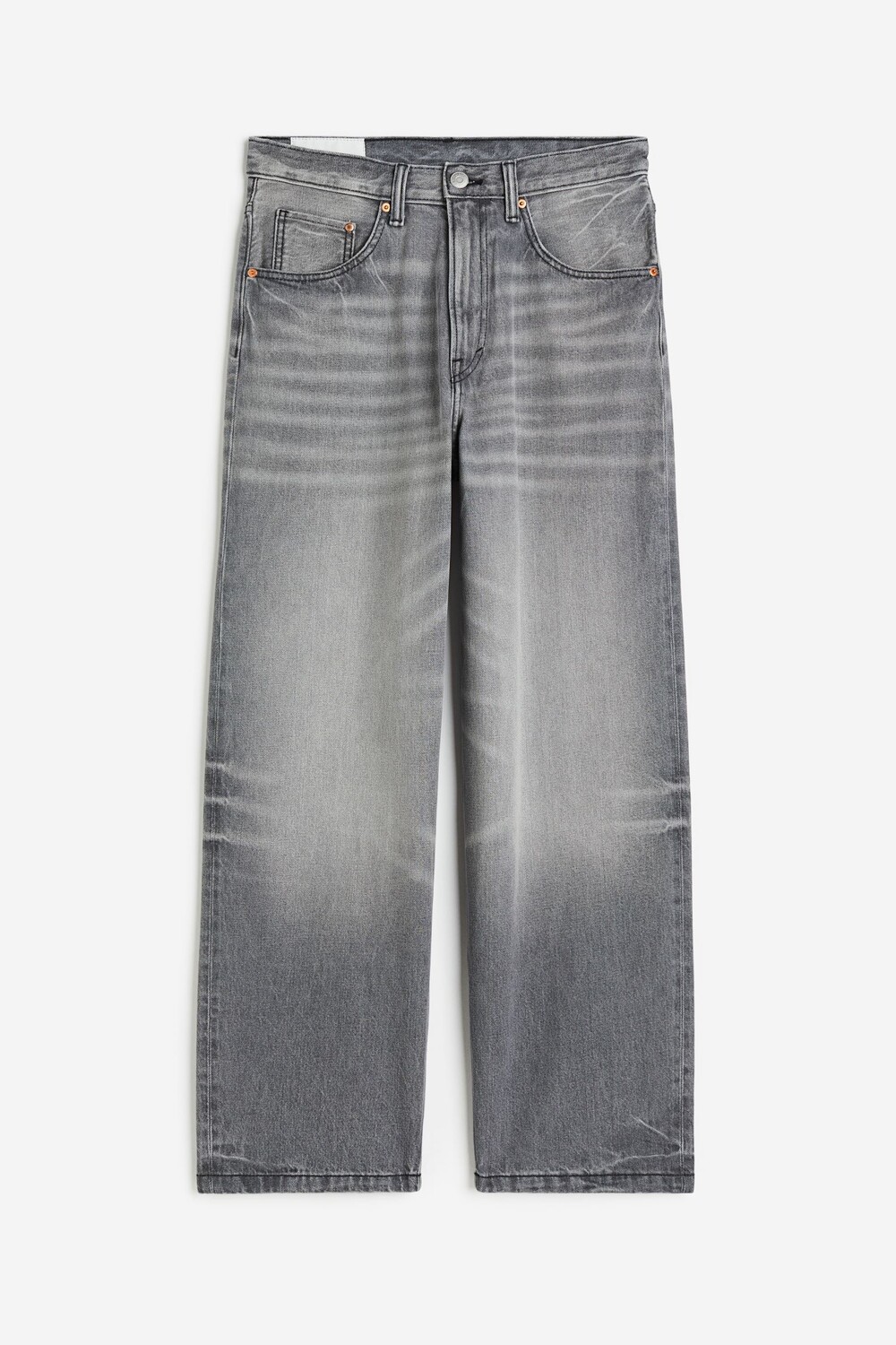 Джинсы H&M Baggy, светло-серый