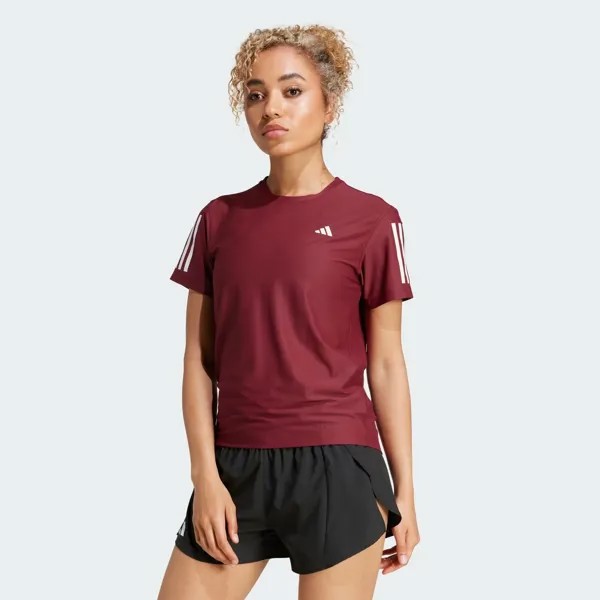 Собственная футболка Run Adidas, цвет Shadow Red