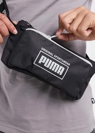 Черная сумка-кошелек на пояс с логотипом на ремешке Puma-Черный