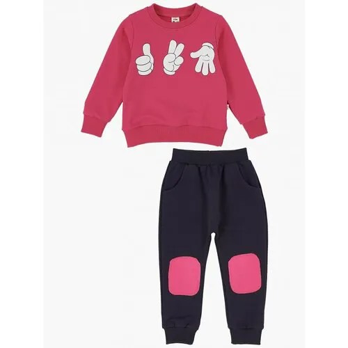 Комплект одежды Mini Maxi, размер 98, синий, красный