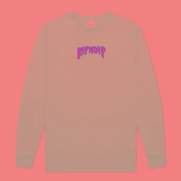Лонгслив мужской Ripndip RND7051 фиолетовый XL