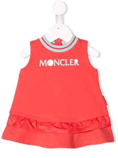 Moncler Enfant платье с логотипом