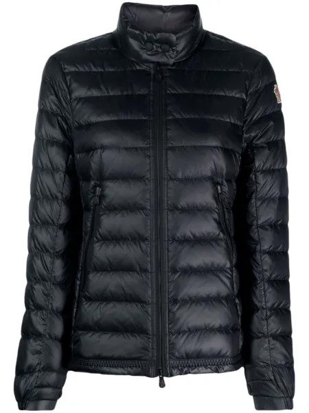 Moncler Grenoble пуховик с высоким воротником, черный