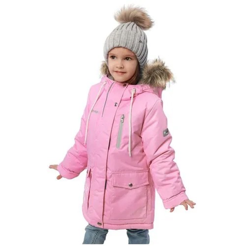 Парка UKI KiDS, размер 104, розовый